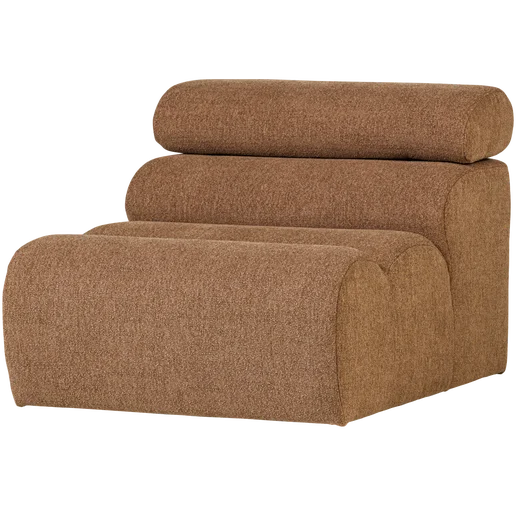 Bank Ralvevo bruin 1-zits 82 × 86 cm hoog