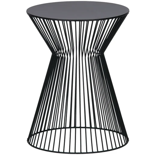 Bijzettafel Dalna zwart 35 cm