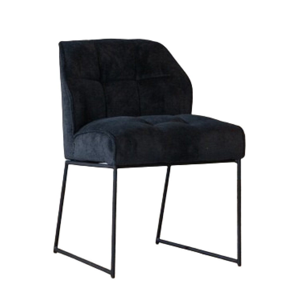 Stoel Korel polyester zwart 54 cm