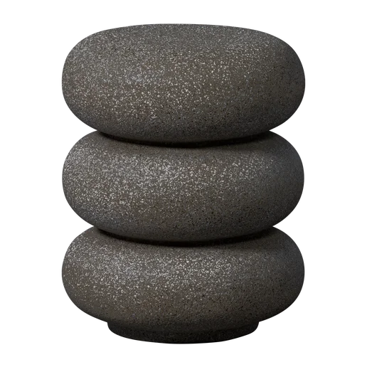 Bijzettafel Grato magnesium zwart