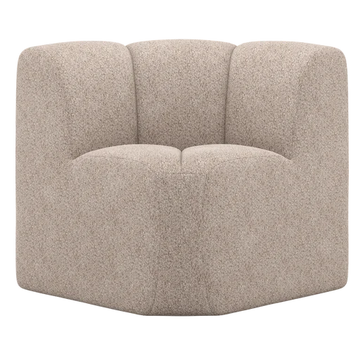 Bank Termoen chenille beige 83 cm