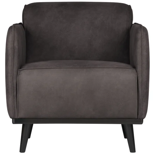 Fauteuil Halio polyester antraciet 72 cm