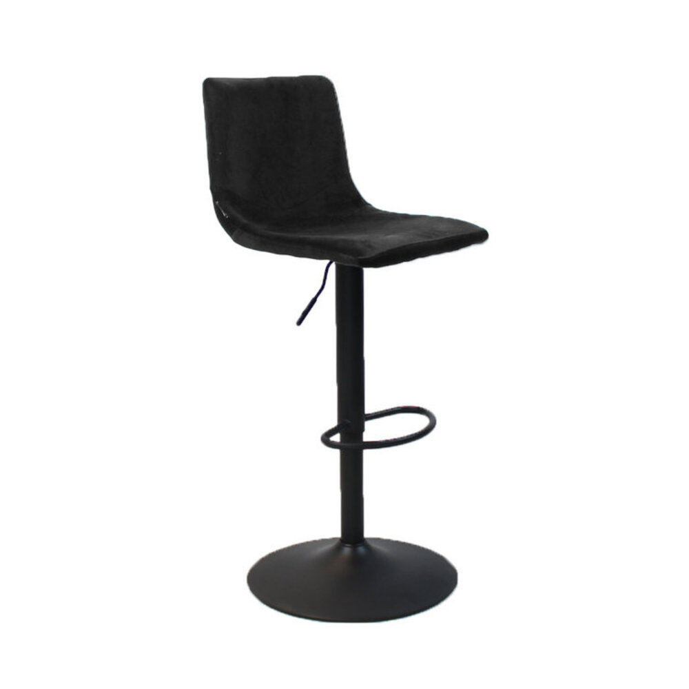 Barkruk Fenel velours zwart 60 cm