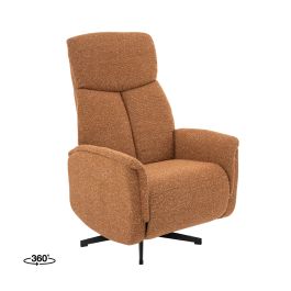 Fauteuil Jase royal bouclé coral 251 73 cm