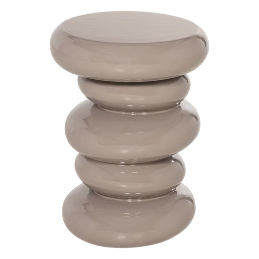 Bijzettafel Noren beige 30 cm
