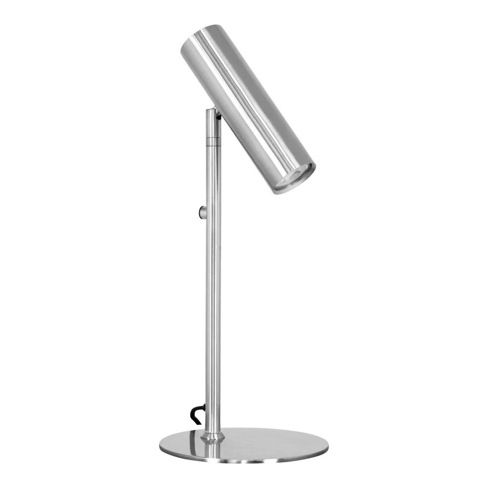 Tafellamp Lanto staal zilver