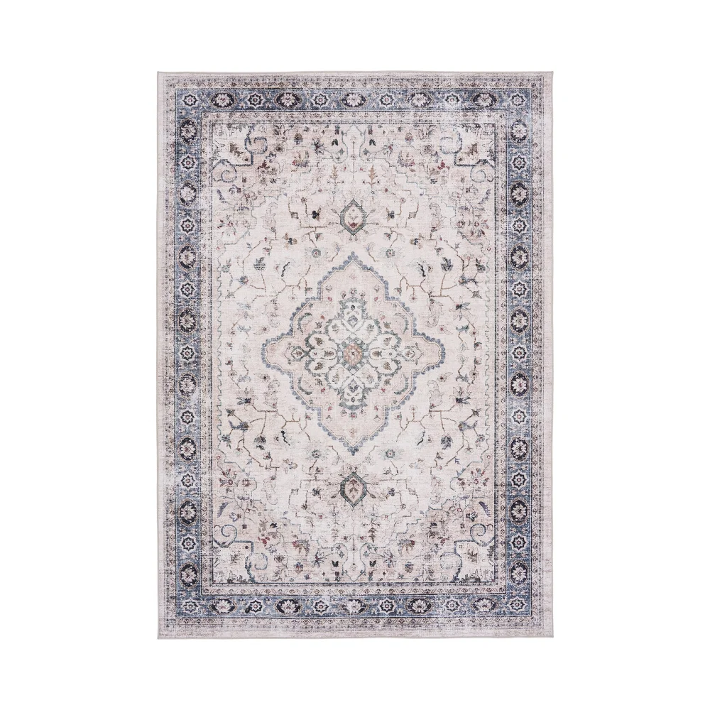 Vloerkleed Ilna polyester gebroken wit
