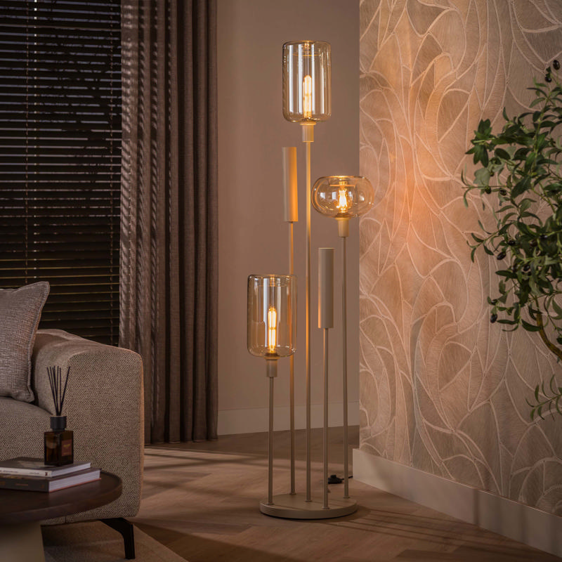 Vloerlamp Halmi 3-lichts