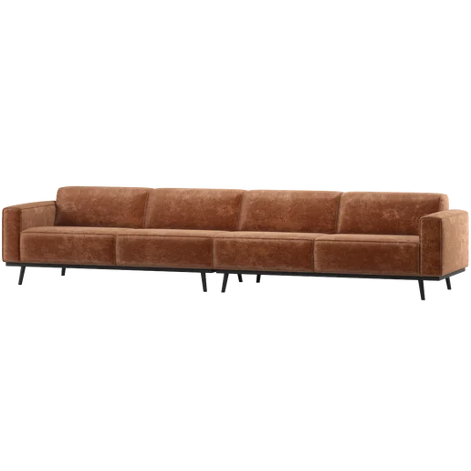 Bank Grasivo oranje 4-zits 372 cm 372 cm
