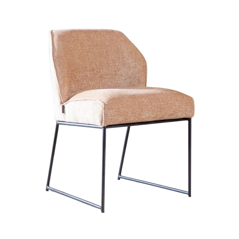 Stoel Peron chenille peach 54 cm