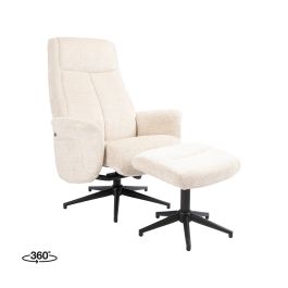 Poef Helia cremona naturel 2 78 cm
