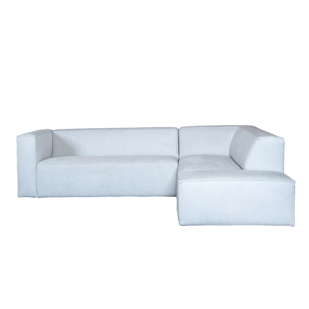 Hoekbank Rosen polyester wit rechts 266 cm