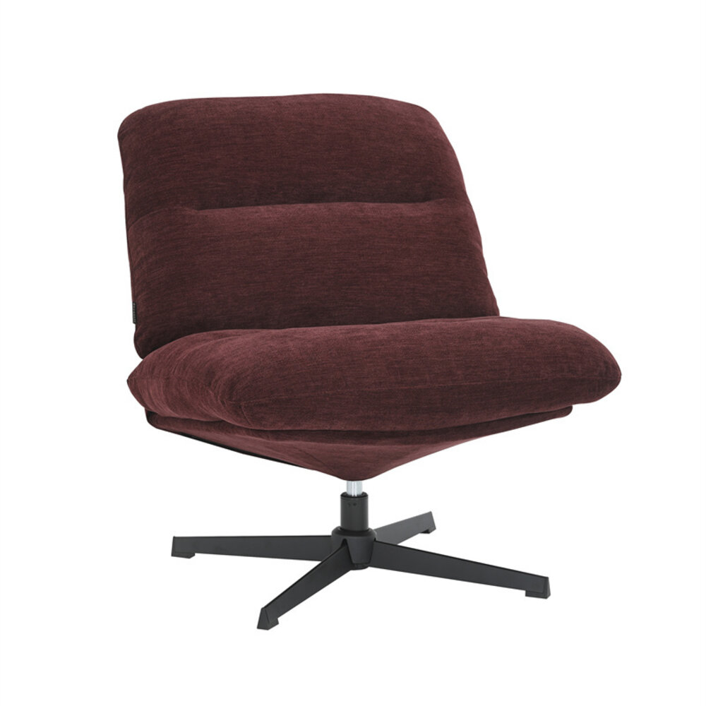 Fauteuil Fion ja paars draaibaar
