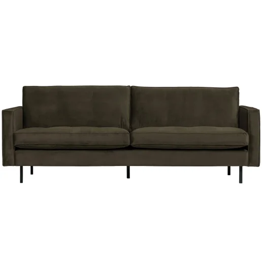 Bank Fenloro polyester groen 5-zits 230 × 83 cm hoog