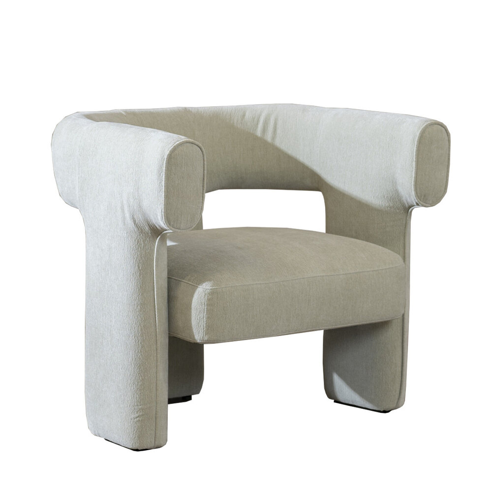 Fauteuil Salla chenille groen