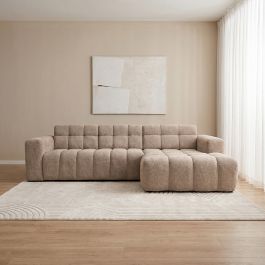 Bank Alan toro taupe 50 rechts 297 cm