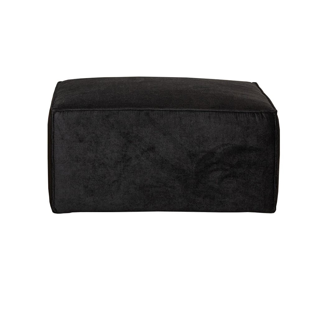 Poef Sella polyester zwart 82 cm