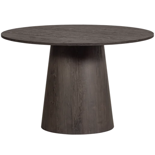 Eettafel Helto MDF bruin Ø120 cm 120 cm