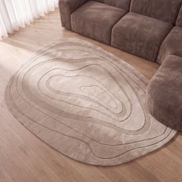 Vloerkleed Zelis polyester beige