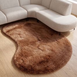 Vloerkleed Selar polyester chocolate
