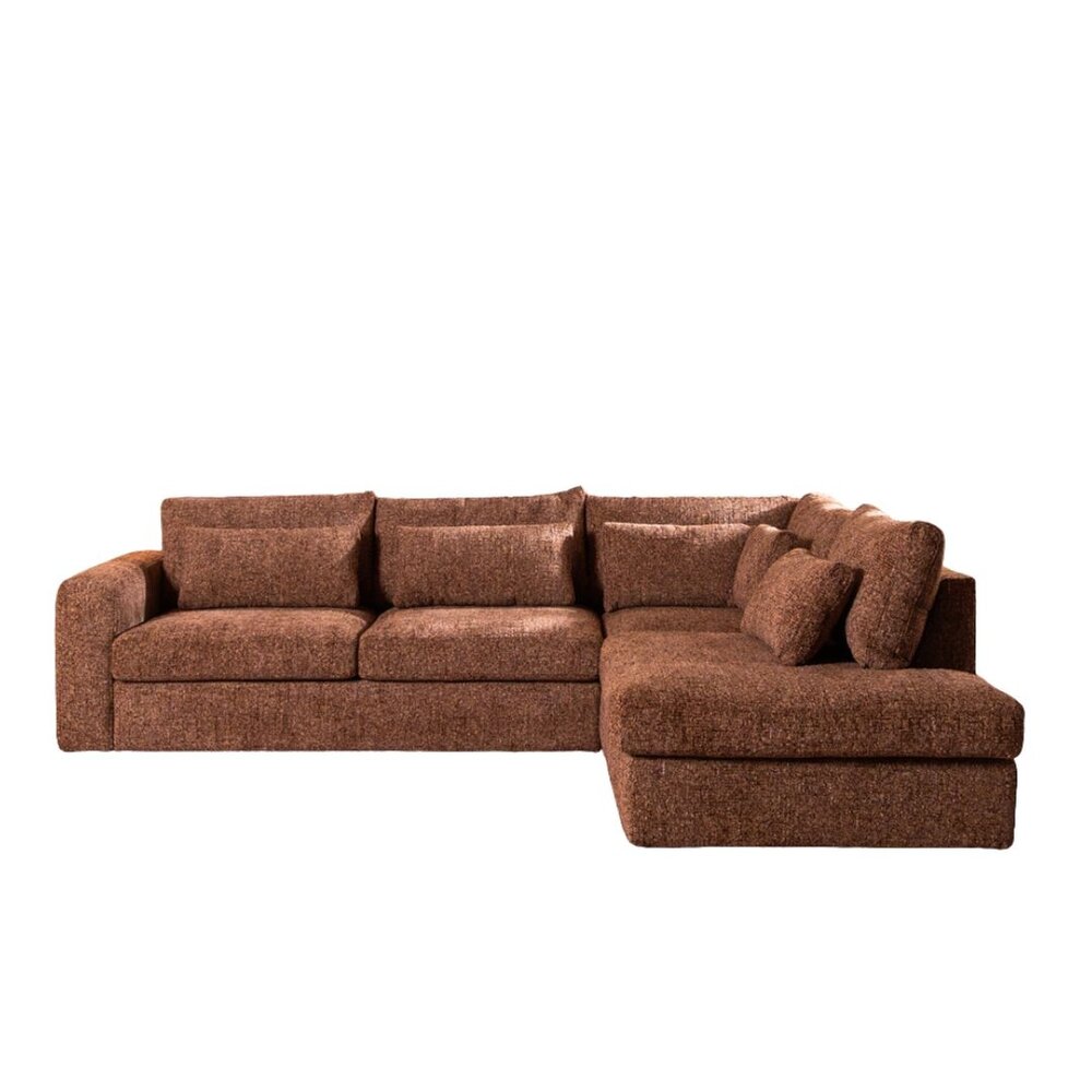 Hoekbank Alto miscanto 80 warm rood rechts