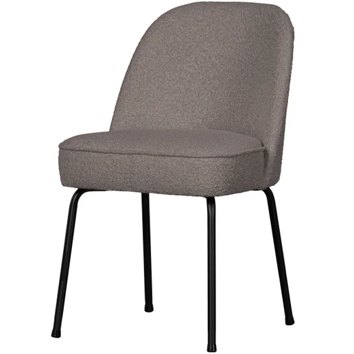 Eetkamerstoel Kore polyester grijs 50 × 83 cm hoog