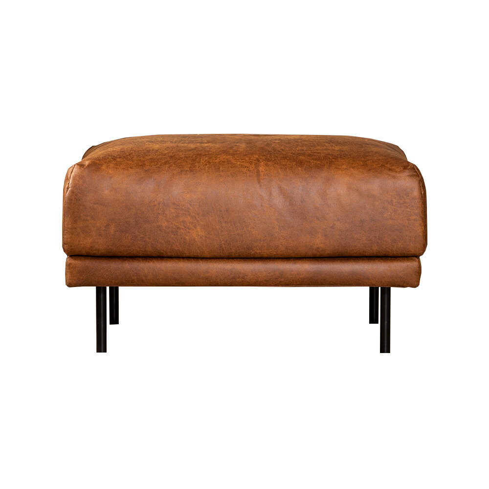 Poef Marro eco-leer cognac 90 cm