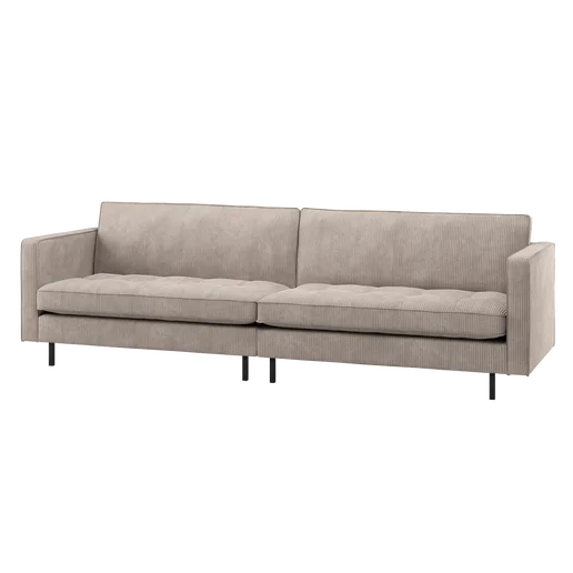 Bank Ulnais bruin 3-zits 275 × 83 cm hoog