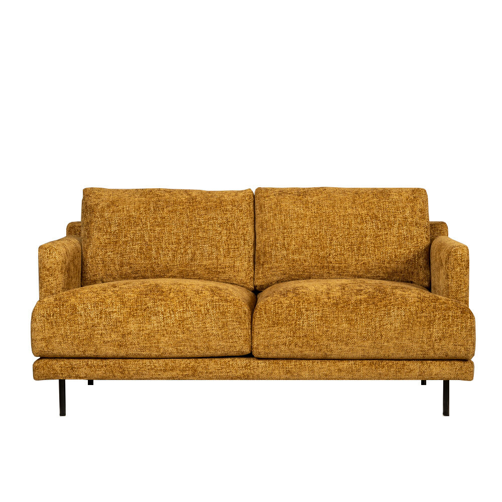 Bank Isvo polyester okergeel 5-zits