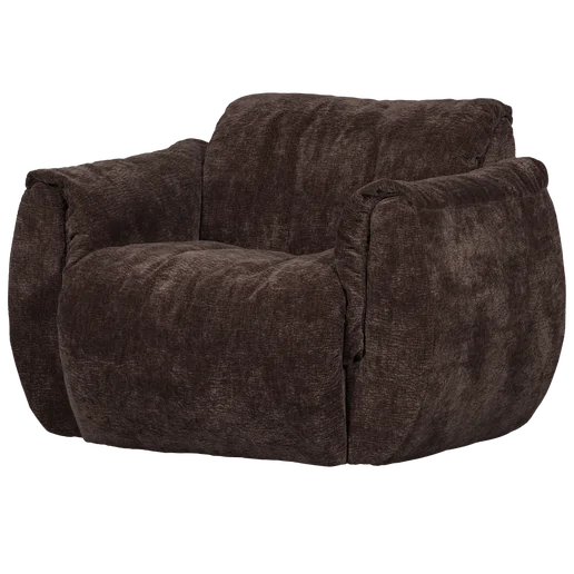 Fauteuil Corto polyester bruin 104 cm