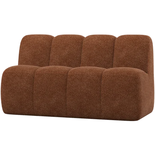 Bank Palnae chenille bruin 164 cm