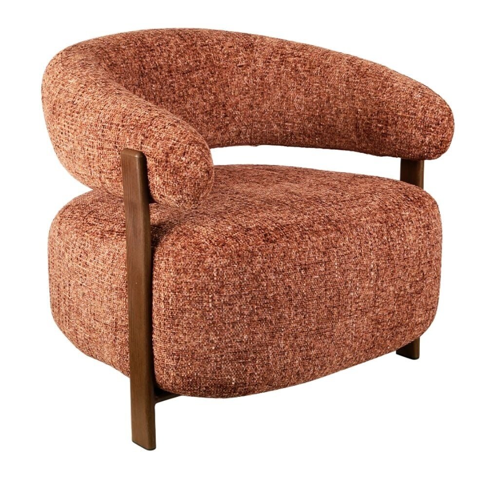 Fauteuil Zanan chenille koper 76 cm