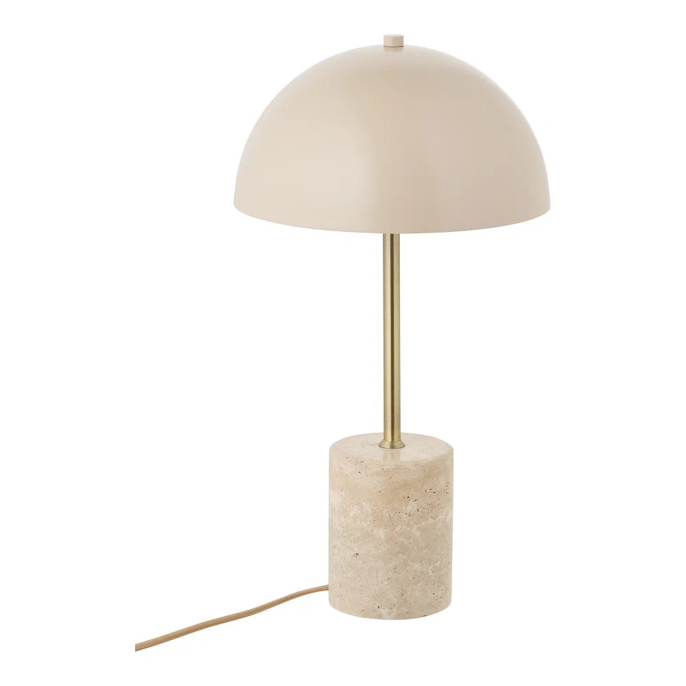 Tafellamp Norto marmer beige