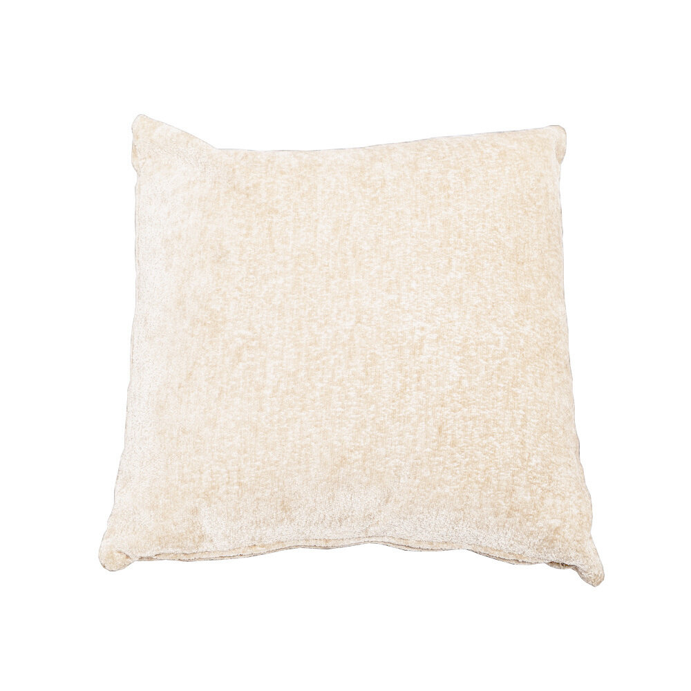 Kussen Dele bouclé wit 45 × 45 cm