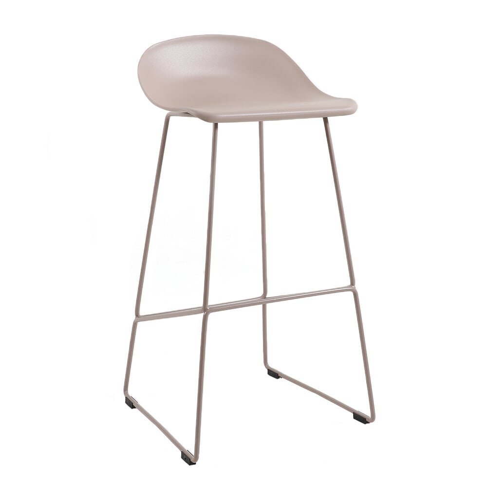 Barkruk Dalro kunststof taupe 76 cm