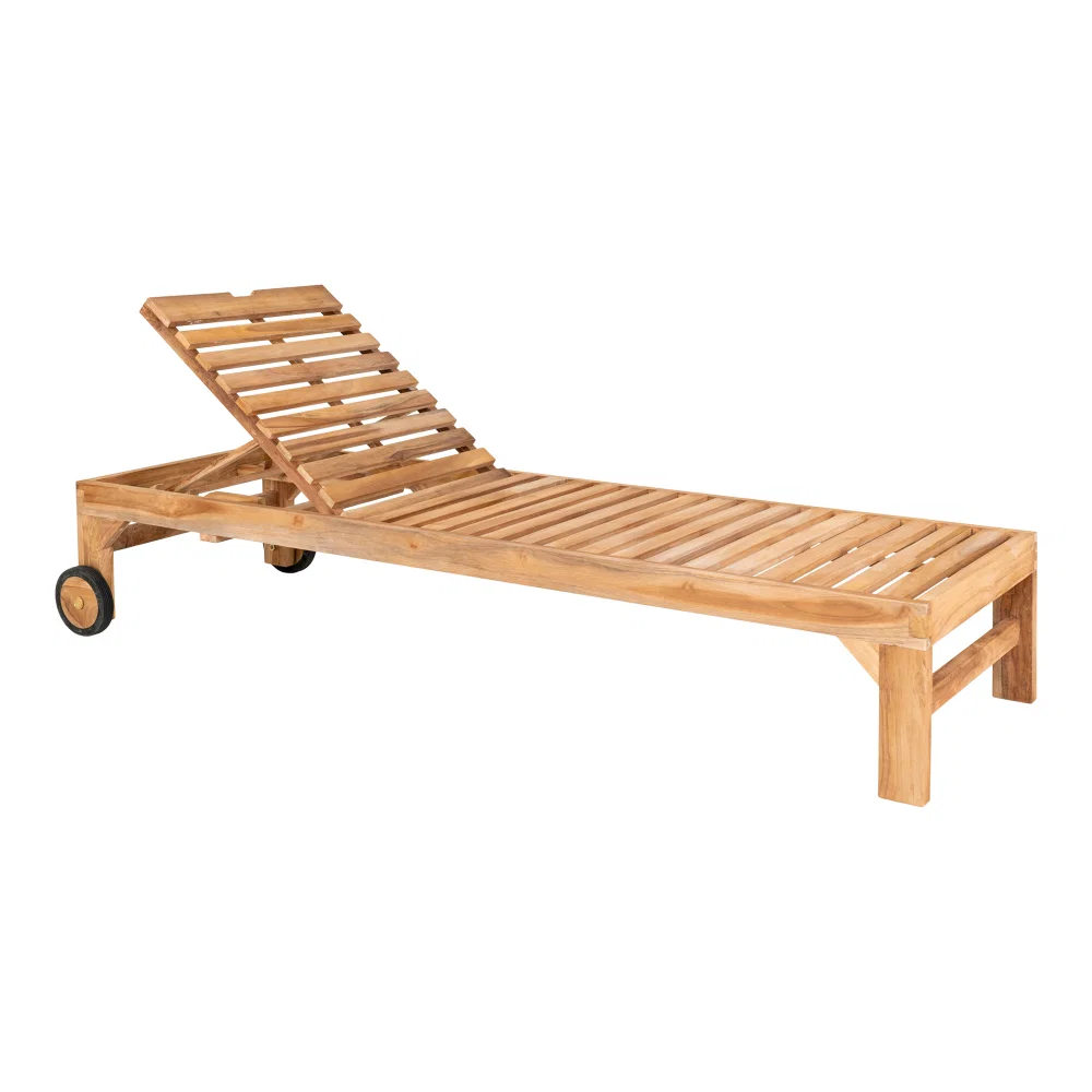 Ligbed Halel teak naturel 200 cm