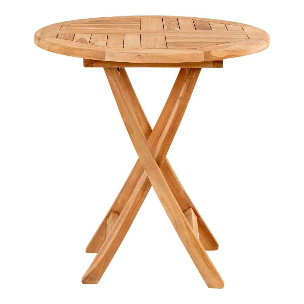 Bijzettafel Ila teak naturel 70 cm