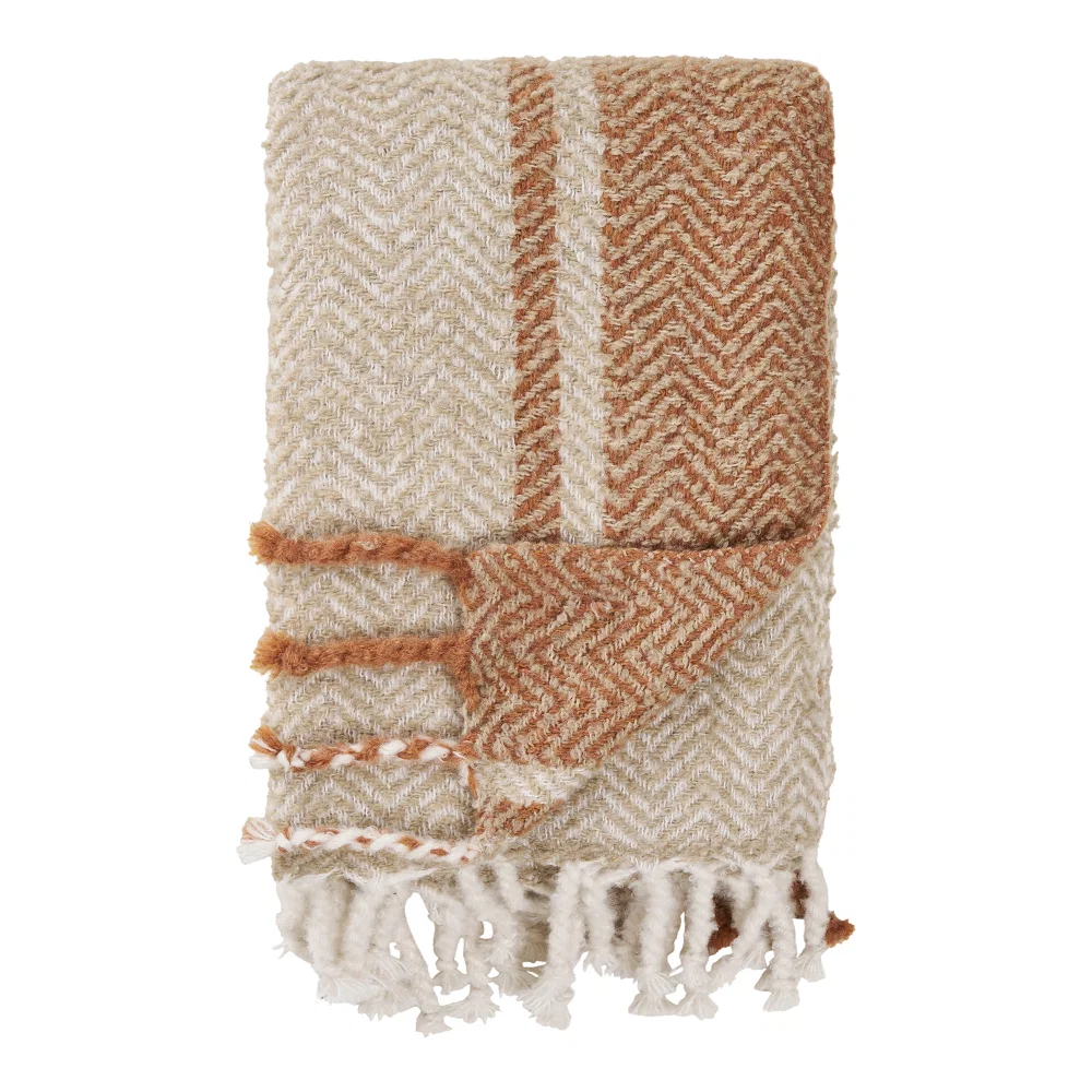 Plaid Lane polyester beige
