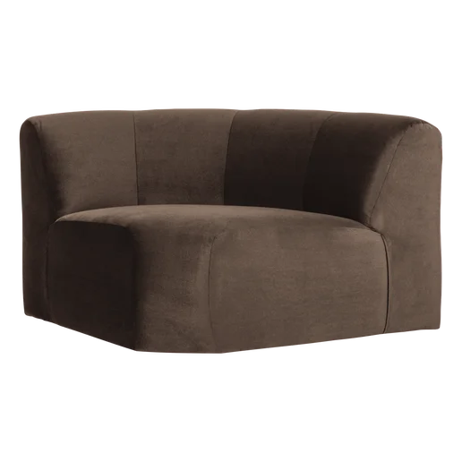 Bank Fioro velours 110 × 74 cm hoog