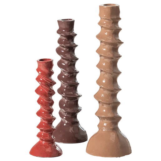 Decoratie Galro bruin set van