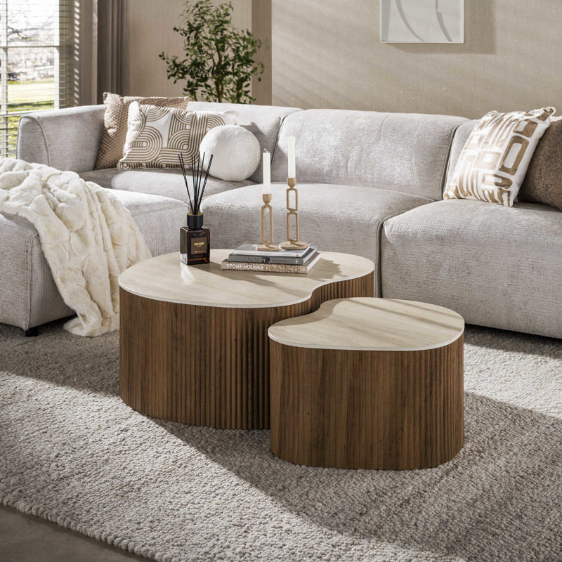 Salontafel Cale set van 2