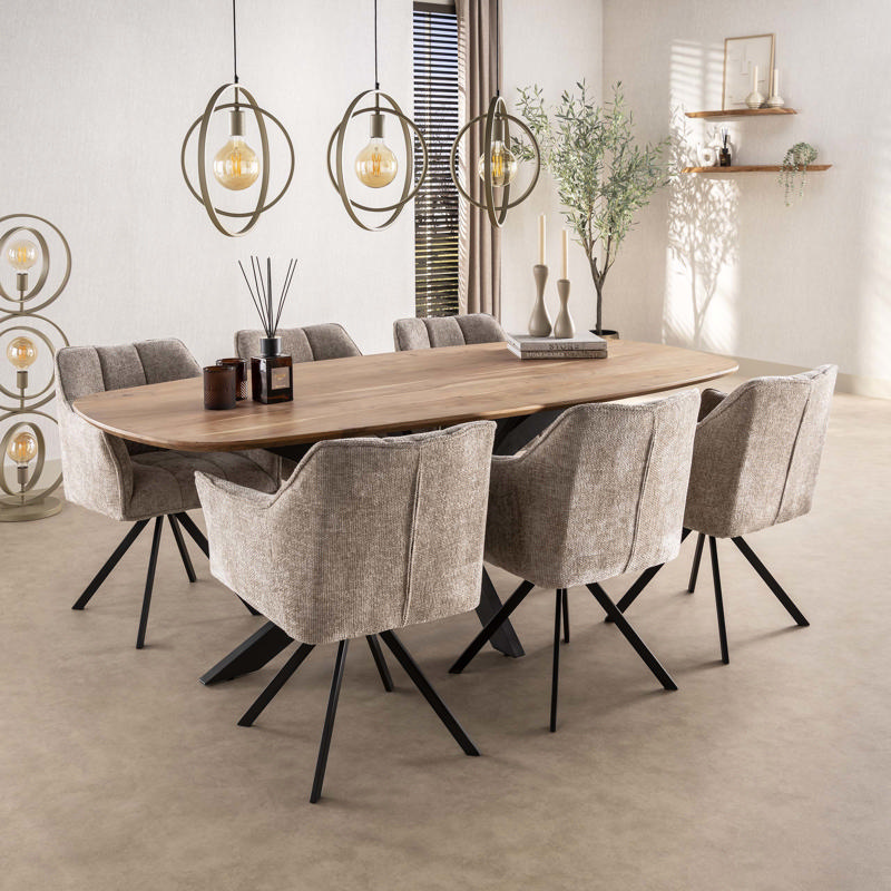 Eettafel Vinar 215 cm