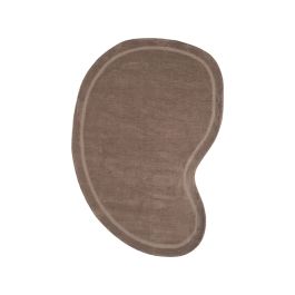 Vloerkleed Elto polyester taupe 160 × 2 cm hoog