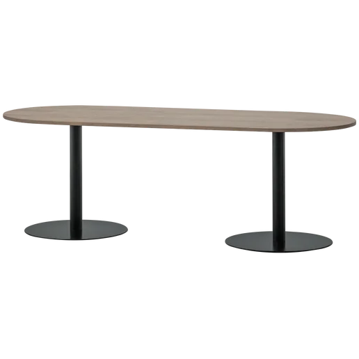 Eettafel Perio eiken grijs 220 × 75 cm hoog