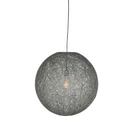 Hanglamp Zelo vlas grijs 30 cm