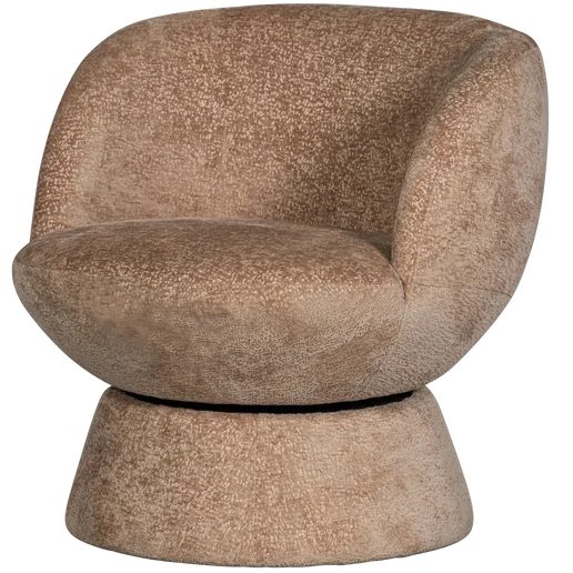 Fauteuil Alio geweven stof naturel 73 cm