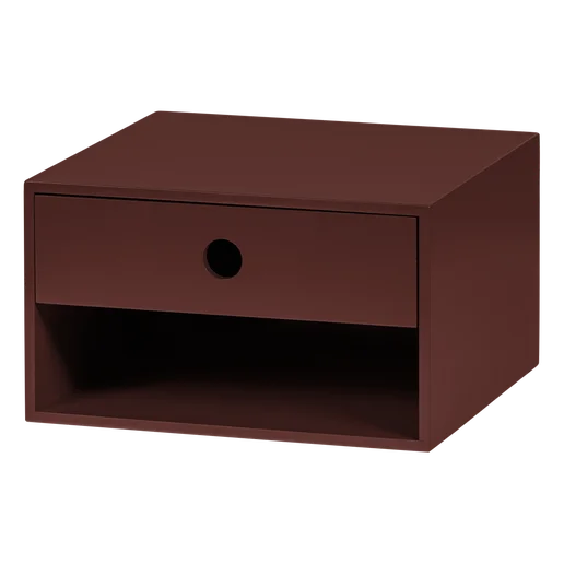 Nachtkastje Selmi MDF rood