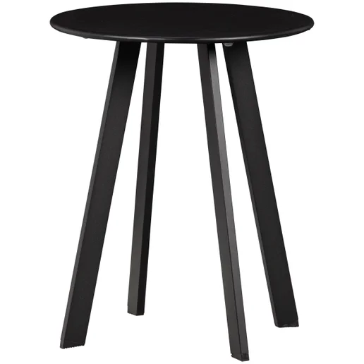 Bijzettafel Corar ijzer zwart Ø40 cm