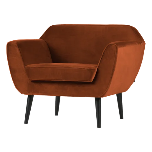 Fauteuil Coria polyester oranje 92 cm