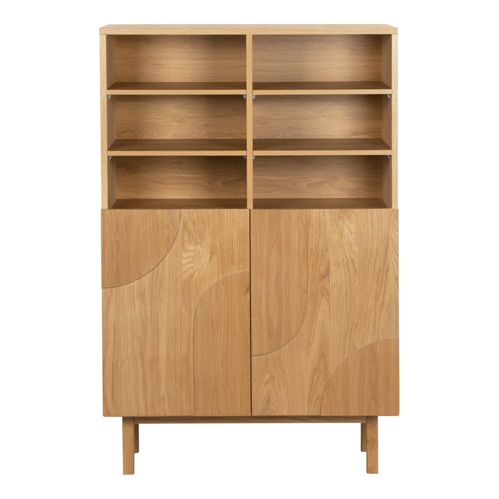 Kast Rosla MDF + eikenfineer blank eiken 90 × 140 cm